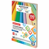 ������ ������� 10 ������ BRAUBERG MULTICOLOR �4, 80 �/�2, 100 �., (10 ������ x 10 ������), 115350