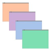 Zip-����� ����������� ErichKrause Matt Pastel Bloom, A5+, ������������, ������� (� ������ �� 12 ��.)
