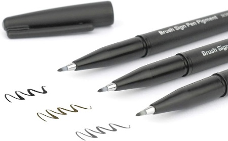 Brush Sign Pen Pigment, ����� ����