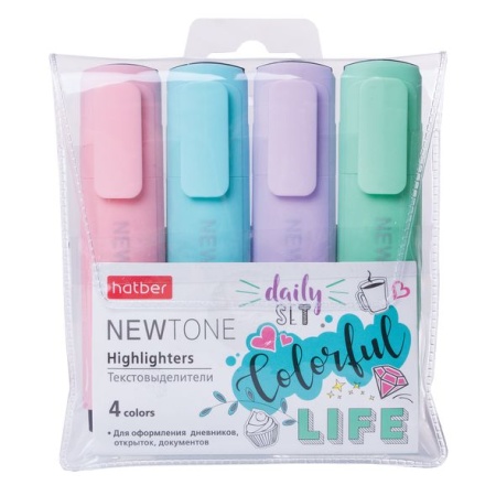 ����� �������� �����. 4 ��. Hatber NEWtone PASTEL ����������� ������� ���� � ���������� ���-�����